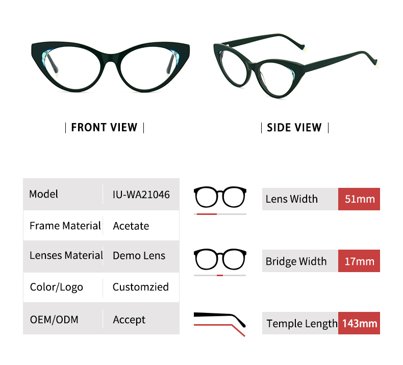 Gafas Cat Eye_detials