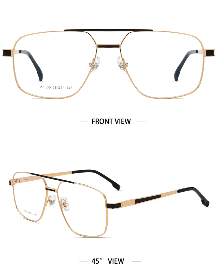 Gafas con montura met&aacute;lica de aviador al por mayor