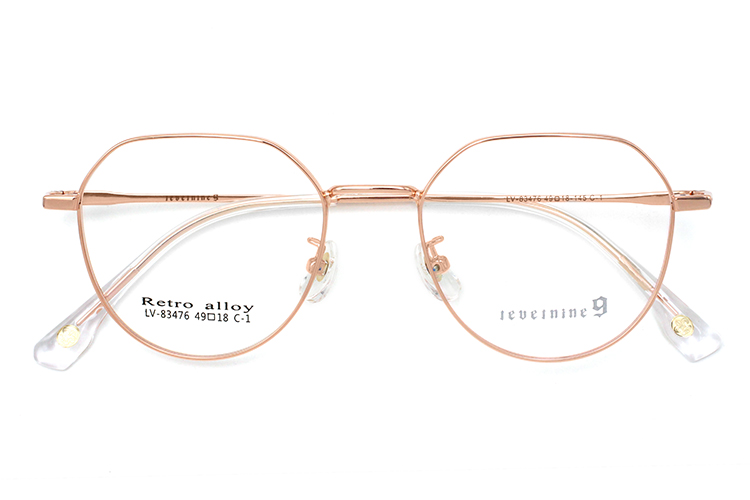 Montura de gafas de metal - Oro