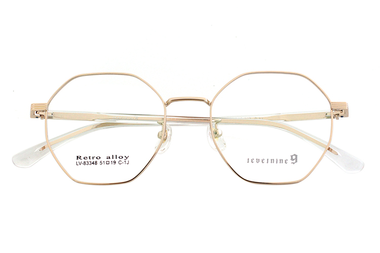 Gafas con montura met&aacute;lica Tick - Dorado