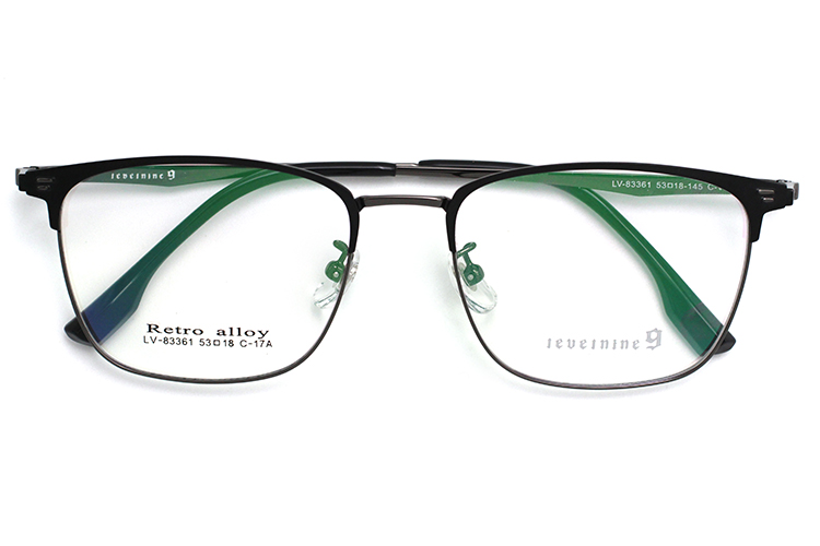 Monturas de gafas rectangulares - Black&Gun