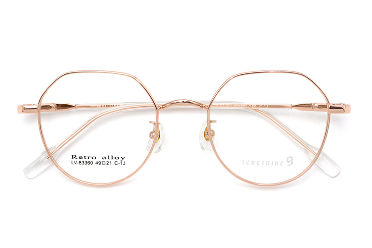 Anteojos de metal - Oro rosa