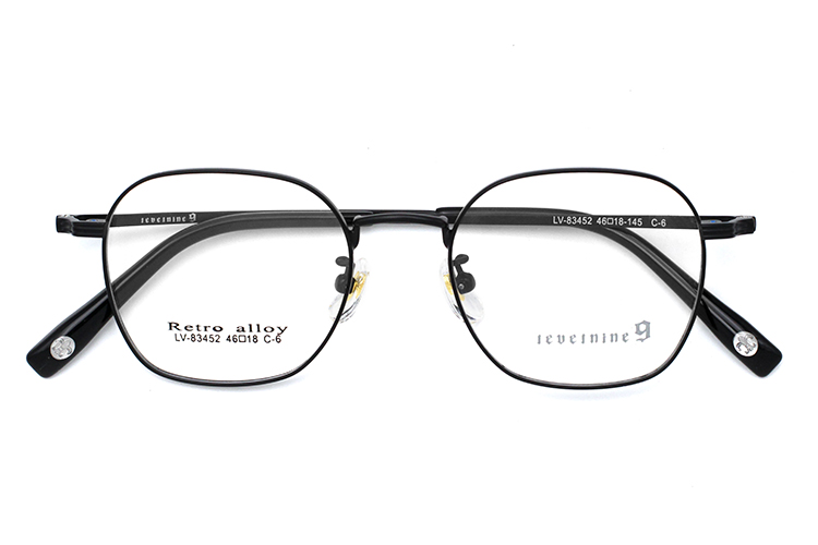 Monturas de gafas de moda - Negro