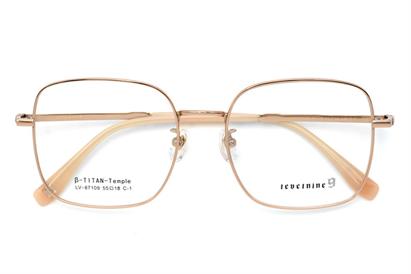 Montura de gafas de titanio al por mayor 87109