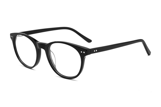 Montura de gafas circulares de acetato para hombre FG1041