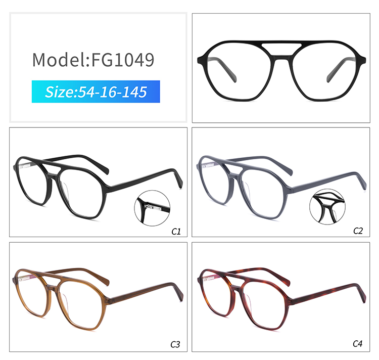 gafas de moda para hombres FG1049