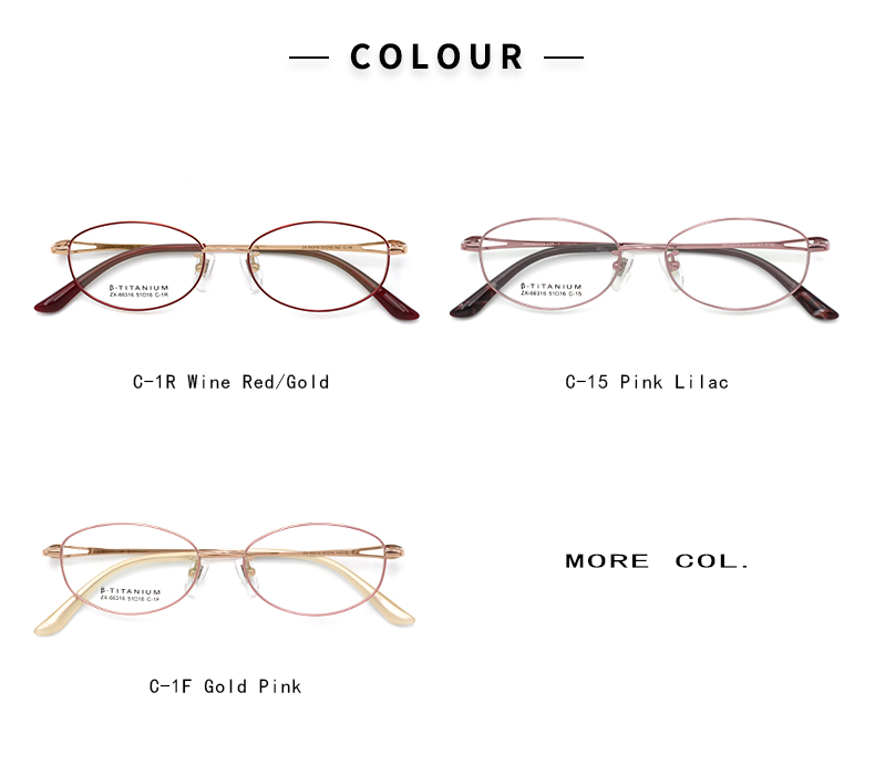 Marcos &oacute;pticos ovalados_color