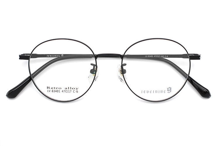 Monturas de lentes de metal - Negro