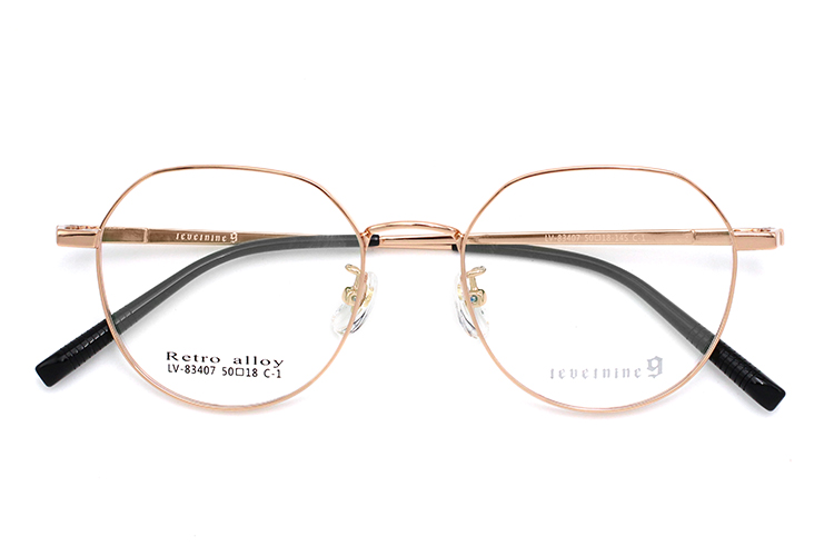 Montura de gafas de metal - Oro