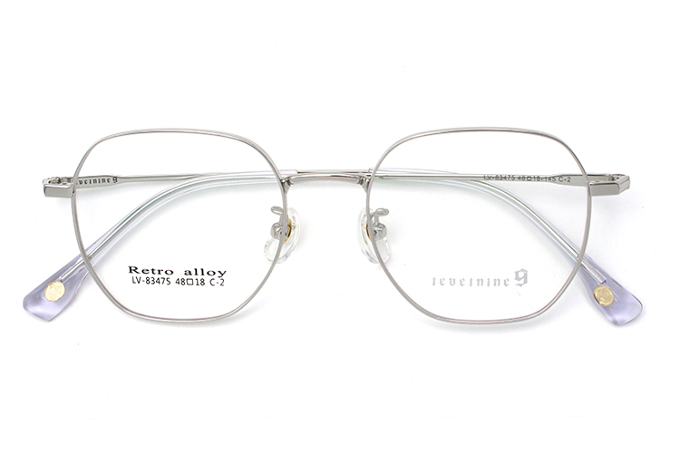 Marco de metal &oacute;ptico - Plata