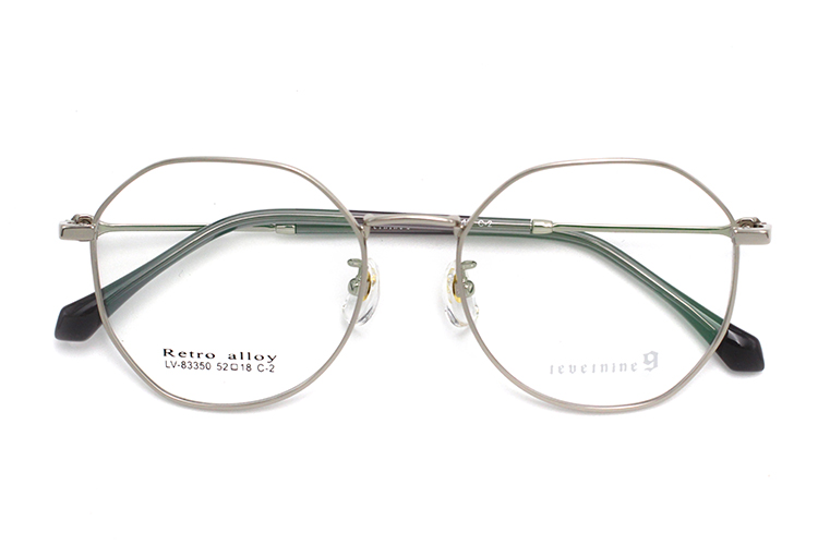 Gafas de moda de metal - Plata