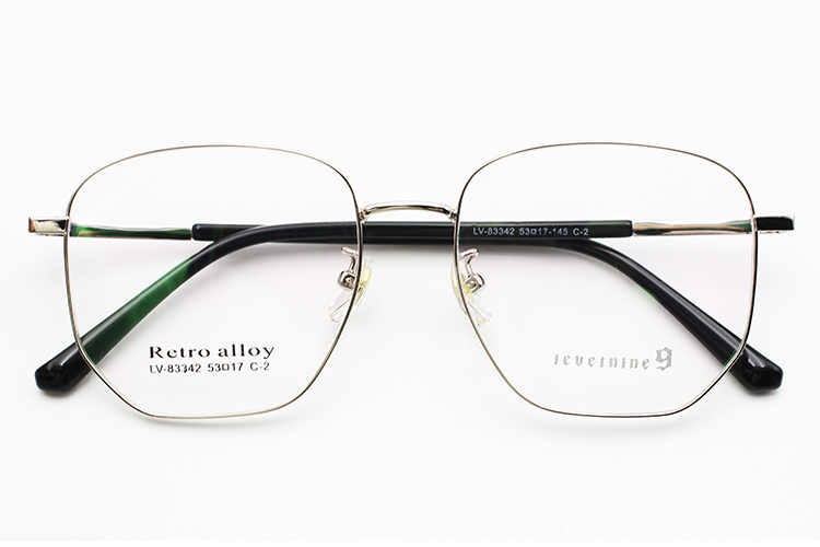 gafas de metal - Plata