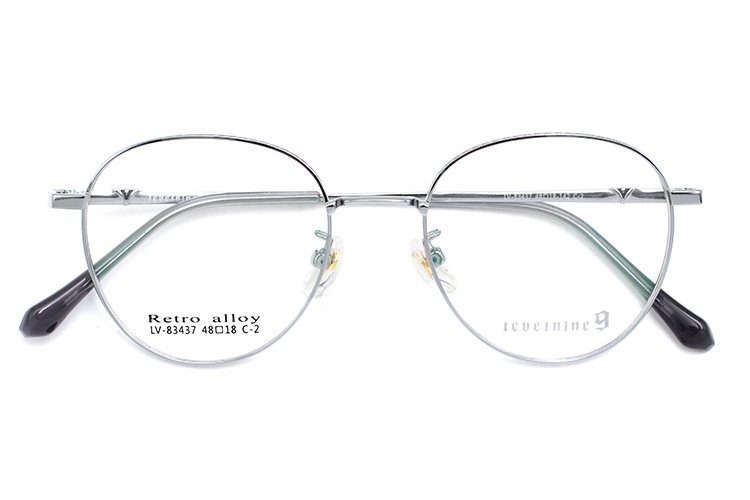 Monturas de gafas circulares - Plata