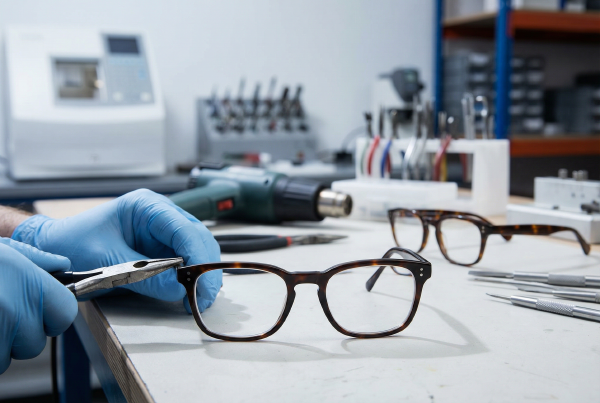 Deformaci&oacute;n despu&eacute;s del ajuste de la lente