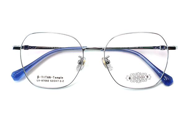 Hombres Mujeres Titanio Metal Gafas Gafas Marcos 87092