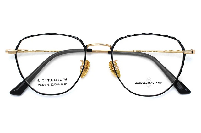 Monturas de gafas de titanio para hombre 66278