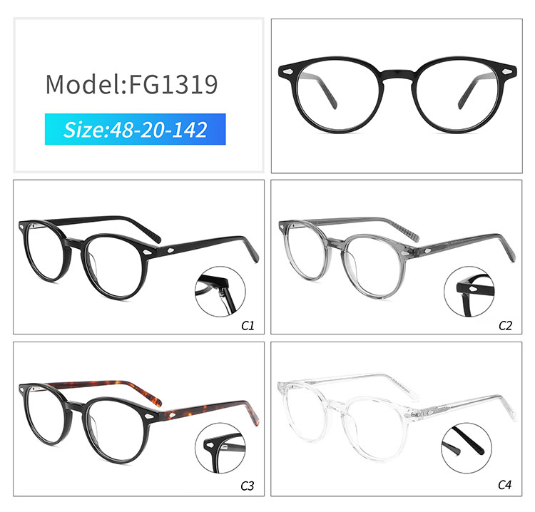FG1319- monturas de acetato pulido