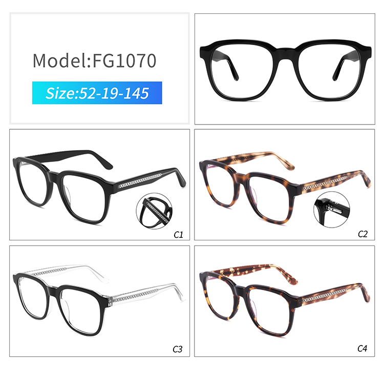 monturas de gafas flexibles FG1070