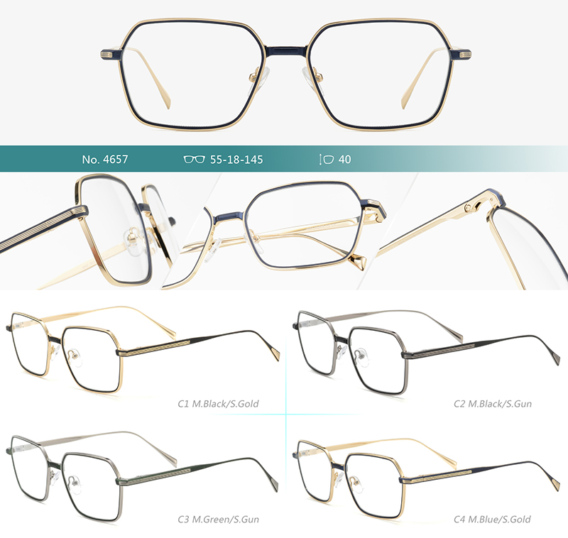 Marcos De Gafas De Metal Al Por Mayor 4657