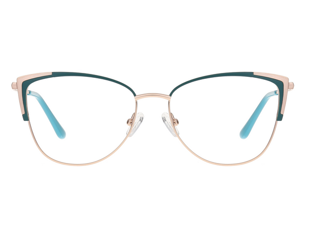 Gafas con montura óptica de metal para mujer LM1002