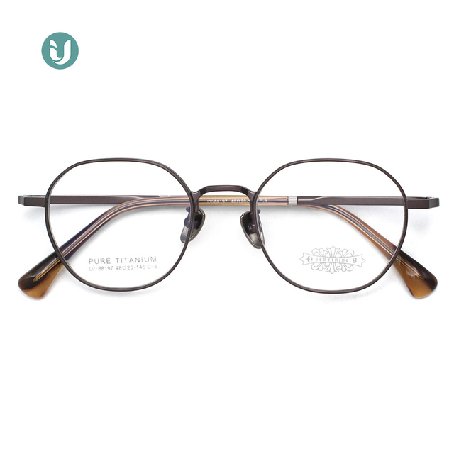 Venta al por mayor Monturas de gafas de titanio 88197