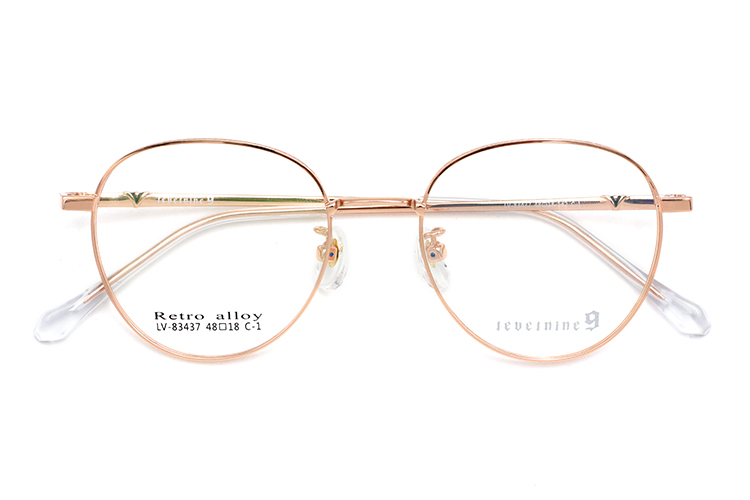 Monturas de gafas circulares - Oro