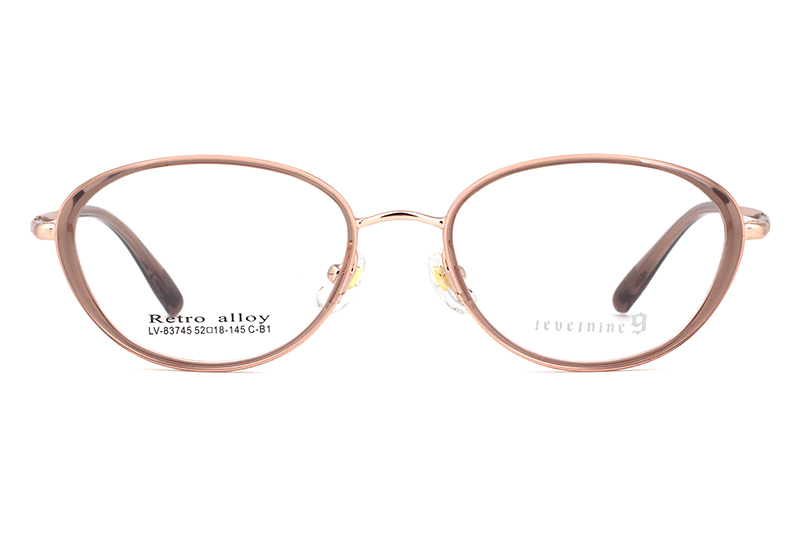 Venta al por mayor Monturas de gafas de metal Levelnine 83745