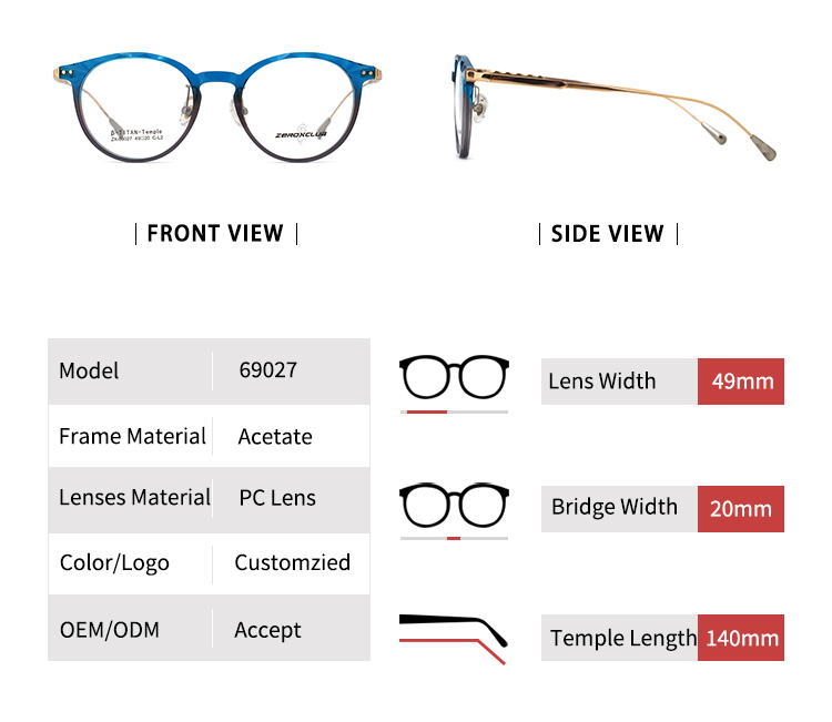 Monturas de gafas redondas de pl&aacute;stico 69027_01 