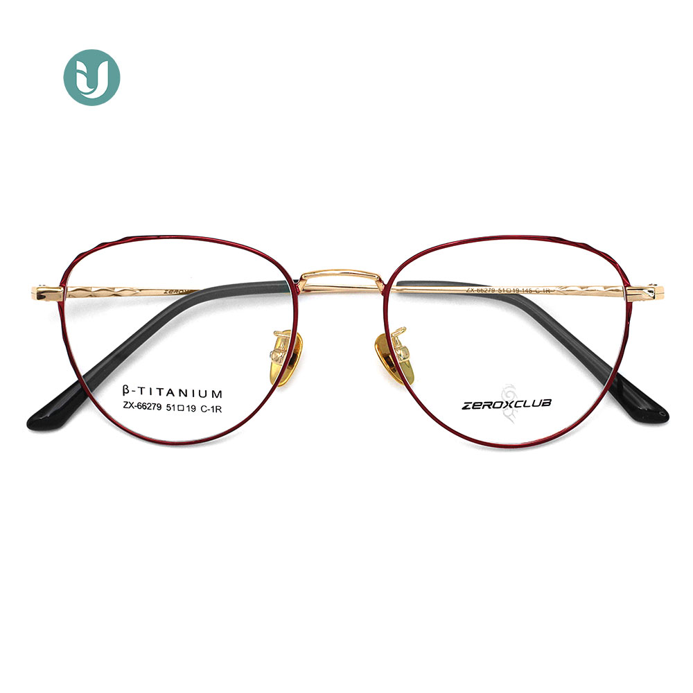 Venta al por mayor Montura de gafas de titanio 66279