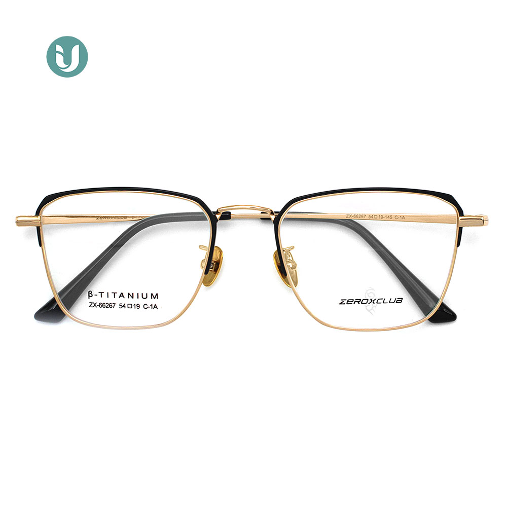 Venta al por mayor Montura de gafas de titanio 66267