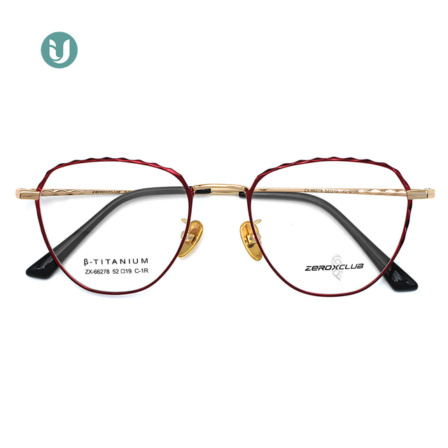 Monturas de gafas de titanio para hombre 66278