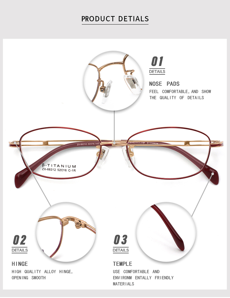 Marcos de anteojos ovalados