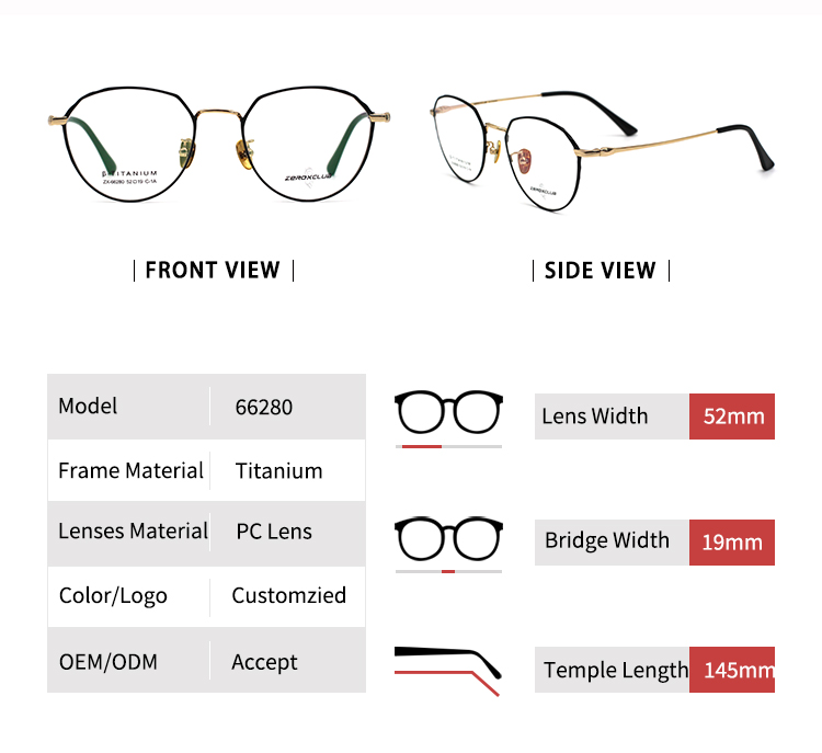 Marcos &oacute;pticos de titanio_detials