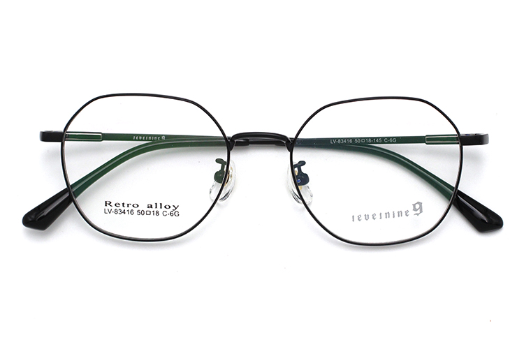 monturas met&aacute;licas de dise&ntilde;o - Negro