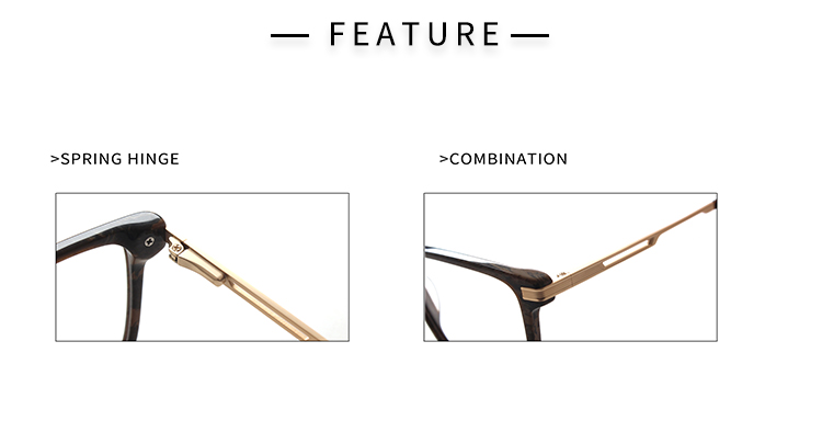 Gafas rectangulares finas - Detalles