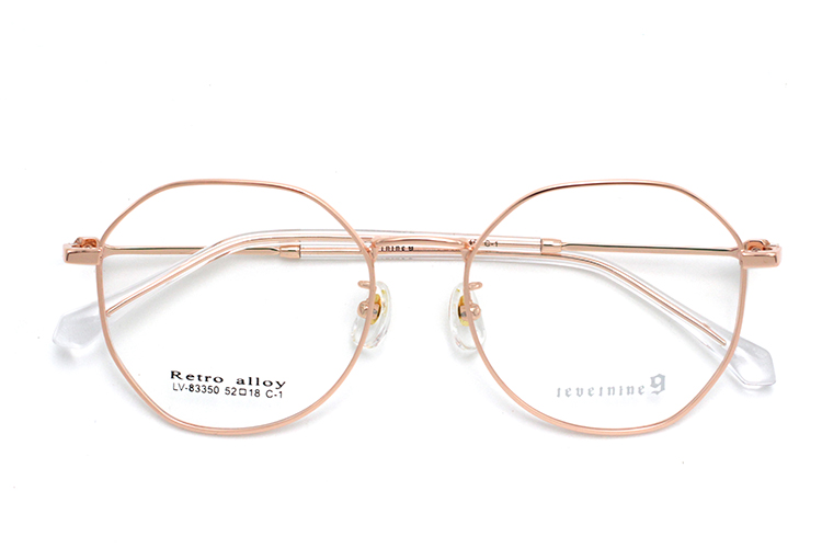 Gafas de moda de metal - Oro