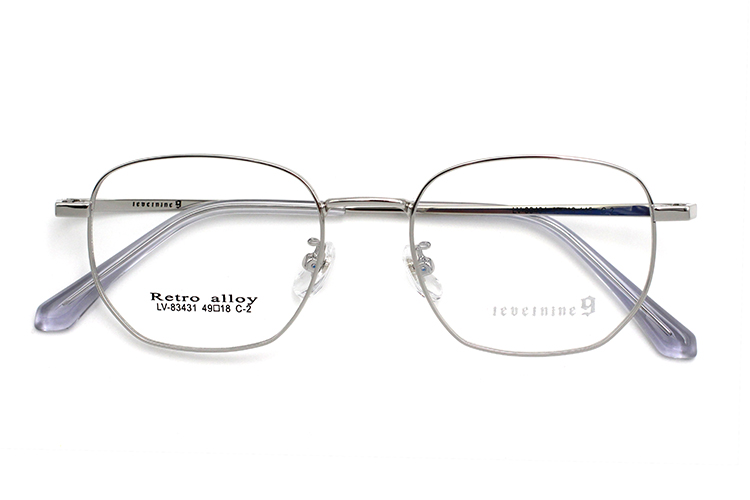 Gafas &Oacute;pticas Metal - Plata