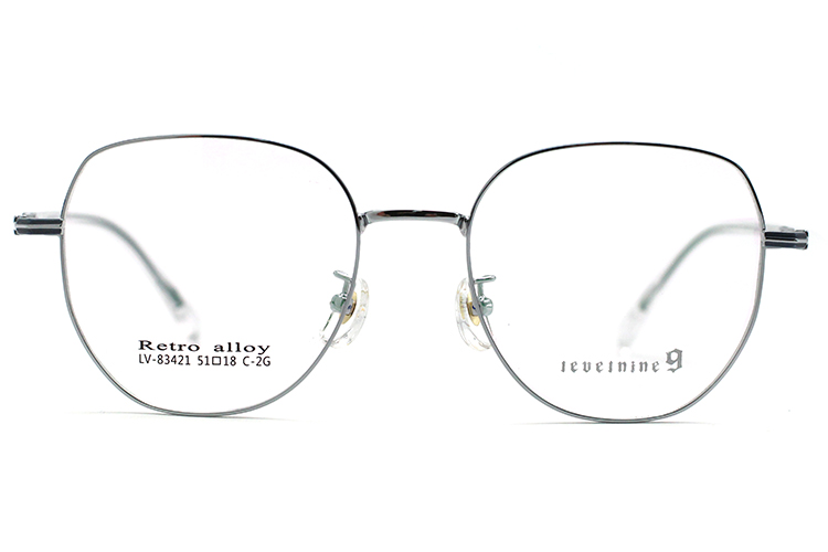 Monturas de gafas de metal al por mayor 83421