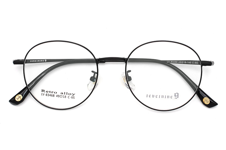 Marco de metal &oacute;ptico - Negro