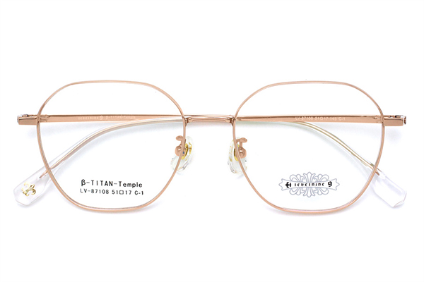 Venta al por mayor Marco de gafas de titanio 87108