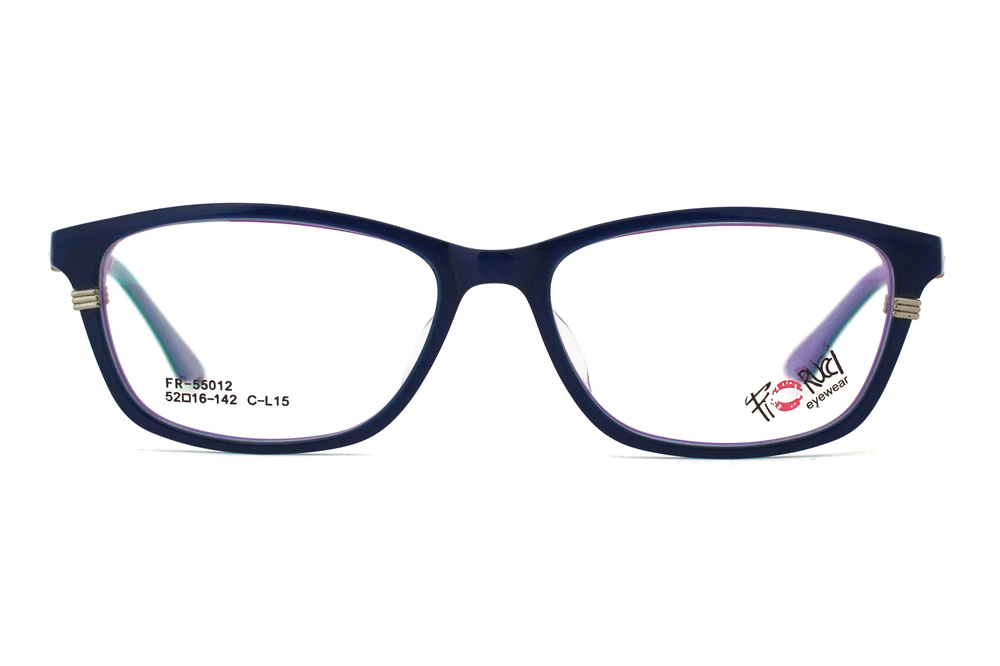 Venta al por mayor Monturas de gafas de acetato 55012