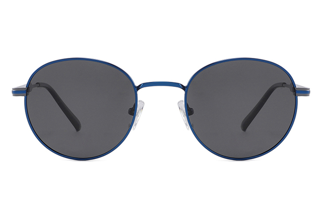 Gafas de sol redondas con montura metálica