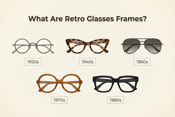 &iquest;Qu&eacute; son las monturas de gafas retro?
