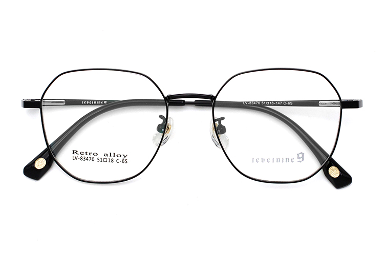 Gafas Hombre Metal - Negro