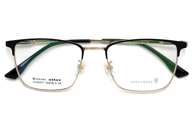 Monturas de anteojos grandes - Dorado