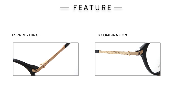 Monturas &oacute;pticas redondas de acetato - Detalles