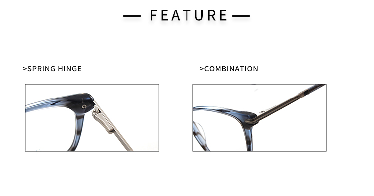 Gafas cuadradas - Detalles