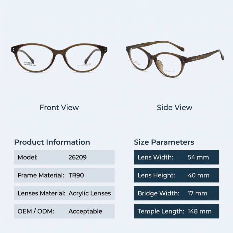 LevelNine 26209 Monturas de gafas TR9000001 