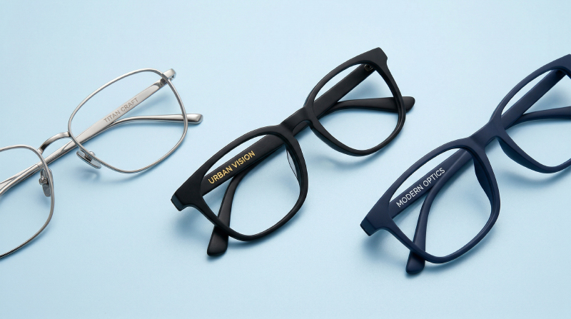 Logotipo personalizado en monturas de gafas al por mayor