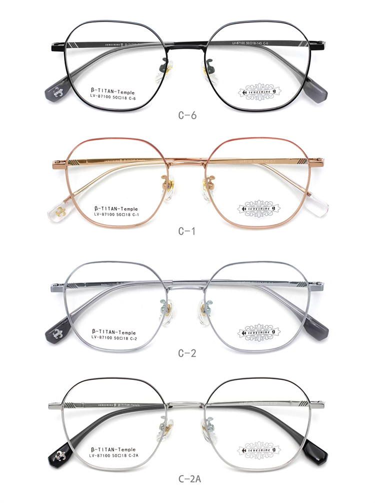 Marcos &oacute;pticos de titanio de alta calidad.